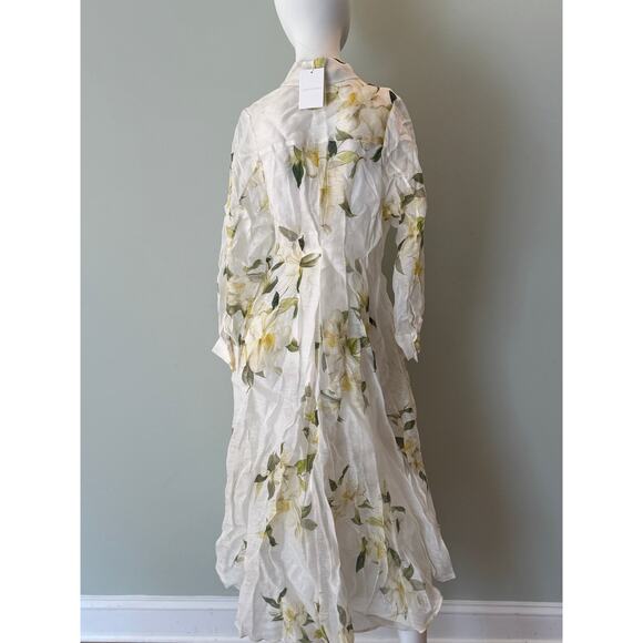 Zimmermann Harmony Floral Shirtdress. Sz 1 fit like US 6 - Picture 9 of 9